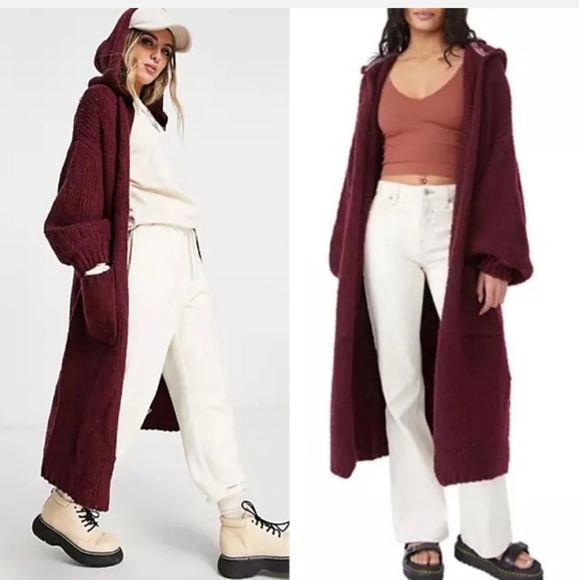 Free People Cafe Long Knit Cardigan - Picture 2 of 16